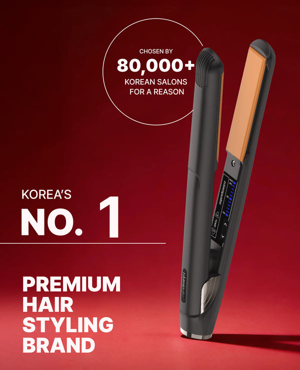 Glam palm ヘアアイロン グランパーム スタイリングアイロン ガンメタリック|glampalm ヘア