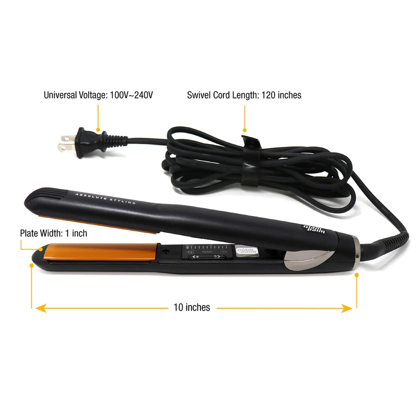 GP202 CRESCENT 1 INCH VOLUMIZER Glampalm USA Official Store